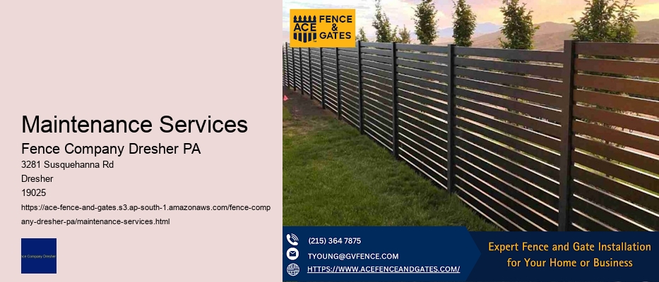Maintenance Services