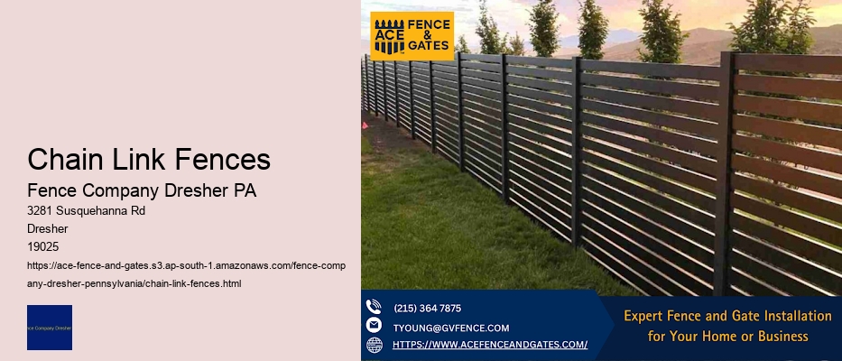 Chain Link Fences